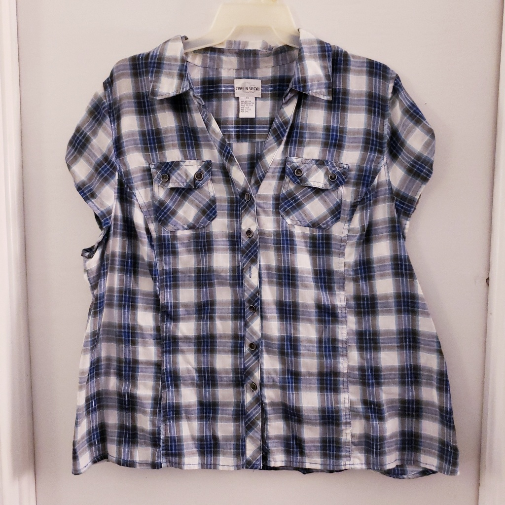 Blue Button Down
